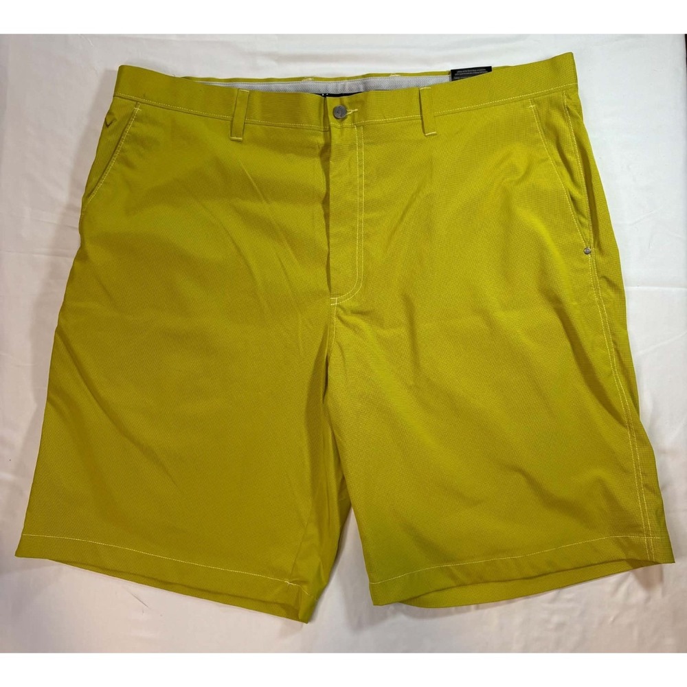 Men's Callaway Flat Front Golf Short Yellow Nwt New RARE